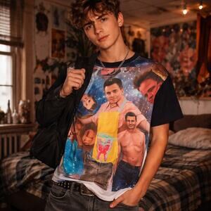 iCarly Gibby Meme Y2K Shirt Sz S Funny Indie  Graphic Tee  Nickelodeon Unisex